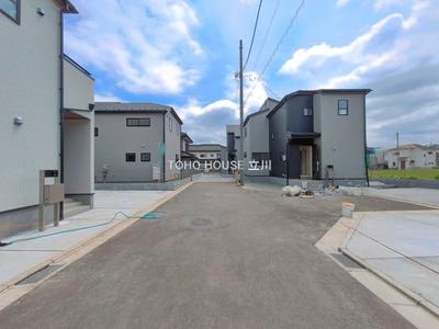 Newly Built 3LDK House in Akiruno, Tokyo - 96.38 sqm — Street, Akiruno, Tokyo