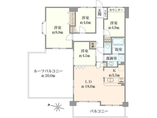 4LDK Apartment for Sale in Aoba Ward, Yokohama - Thumbnail 3