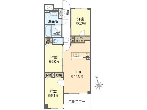 Renovated 3LDK Apartment in Nakakasai, Edogawa-ku, Tokyo - Thumbnail 3