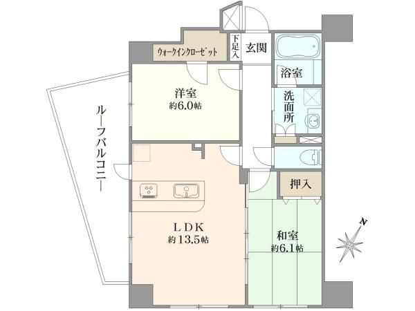 2LDK Apartment for Sale in Kawaguchi with Roof Balcony - Thumbnail 4