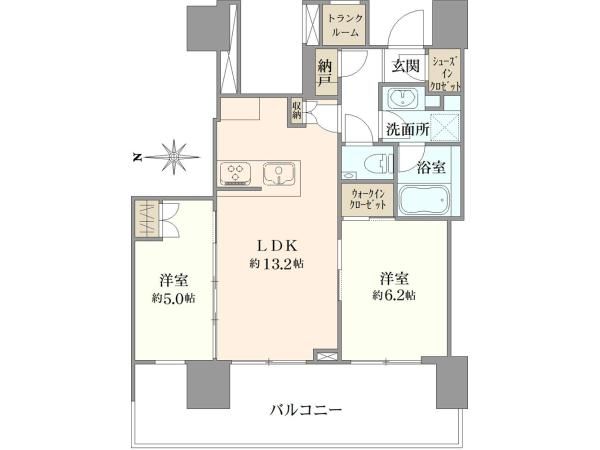 2LDK Apartment for Sale in Brillia Tower Ikebukuro, Toshima - Thumbnail 4