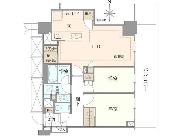 2LDK+S Apartment for Sale in Ikebukuro, Toshima-ku, Tokyo - Thumbnail 2
