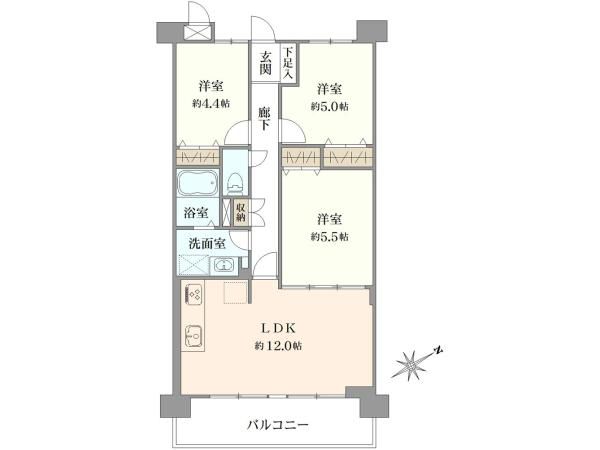 Renovated 3LDK Apartment in Nishiyodogawa, Osaka - Main Image