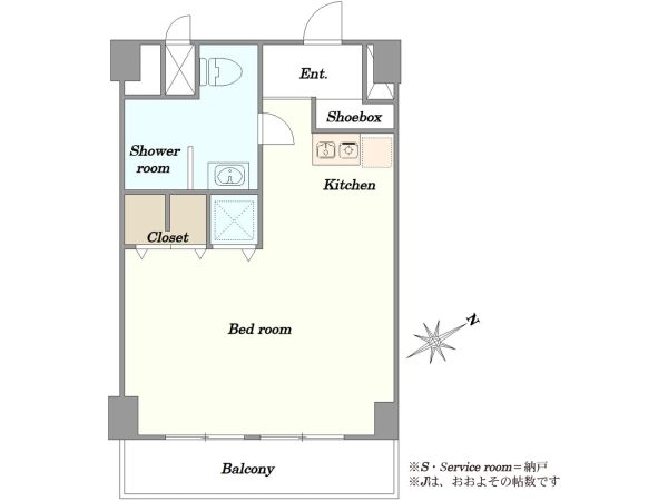 1R Apartment for Sale in Minami-Azabu, Minato-ku, Tokyo - Thumbnail 3