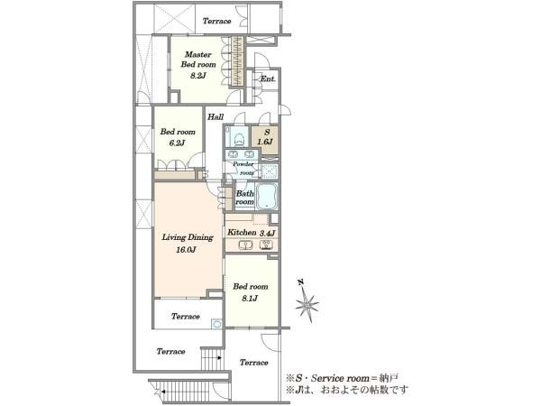 2LDK Apartment for Sale in Shinjuku, Tokyo with Large Terrace - Thumbnail 4