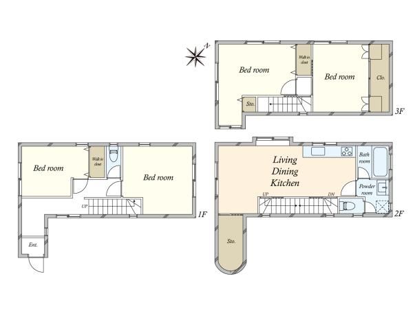 Used House in Shibuya Hiroo 2LDK+2S 95m2 - Thumbnail 3