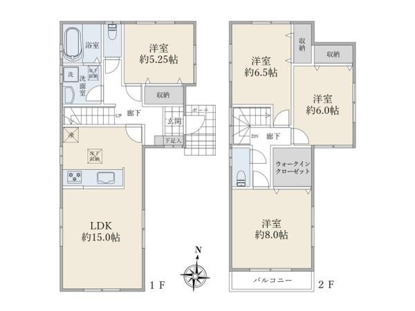 4LDK Detached House for Sale in Kawaguchi, Saitama - Thumbnail 3
