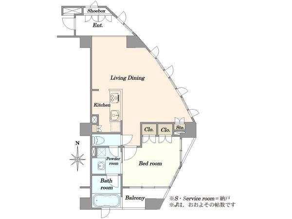 64m2 1LDK Apartment for Sale in Nishi-Azabu, Minato-ku - Thumbnail 3