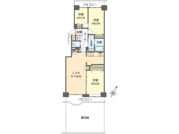 3LDK Apartment for Sale in Kanazawa-ku, Yokohama - Thumbnail 3