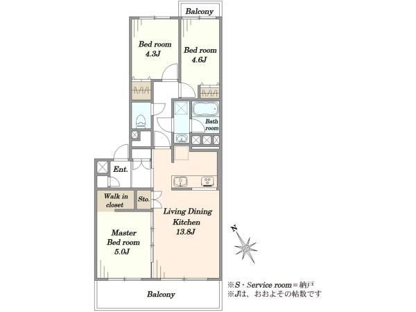 Renovated 3LDK+WIC Apartment for Sale near Kemigawahama Station, Chiba - Main Image