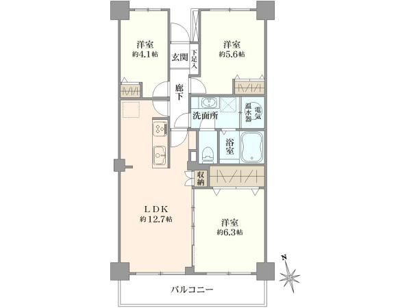 Renovated 3LDK Apartment in Itabashi, Tokyo - 64.05m² - Thumbnail 2