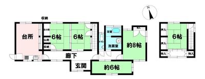 Property details of used detached house in Rotsugi-cho, Shimabara City, Nagasaki Prefecture (00496523) - Takken-kun Net Nagasaki — Image 4, Shimabara, Nagasaki