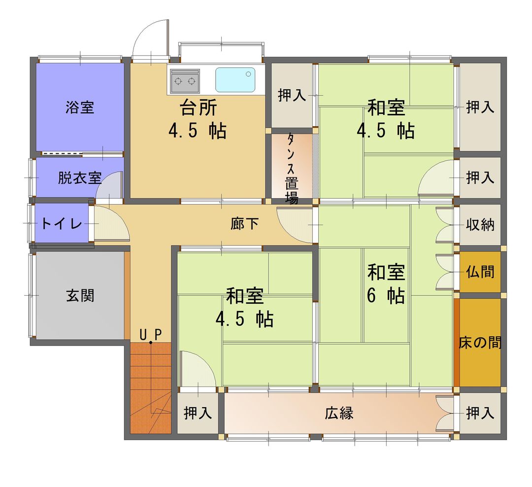 1969 Wooden House for Renovation in Nagasaki City - 5DK - Thumbnail 2