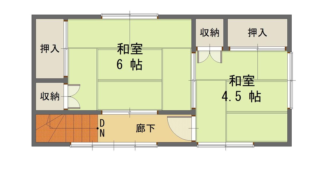 1969 Wooden House for Renovation in Nagasaki City - 5DK - Thumbnail 3