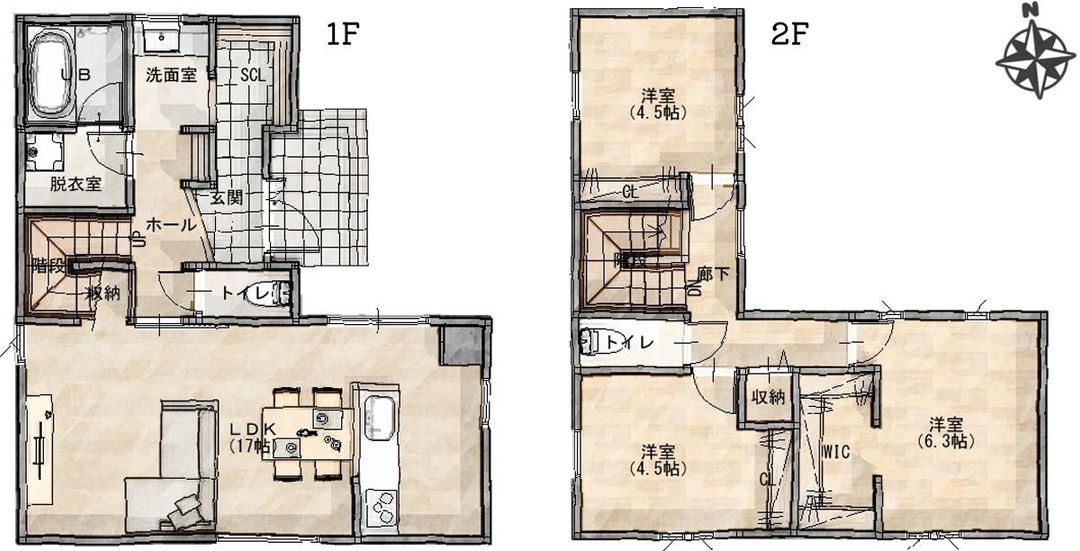 New 3LDK House for Sale in Fukahori, Nagasaki - Thumbnail 2