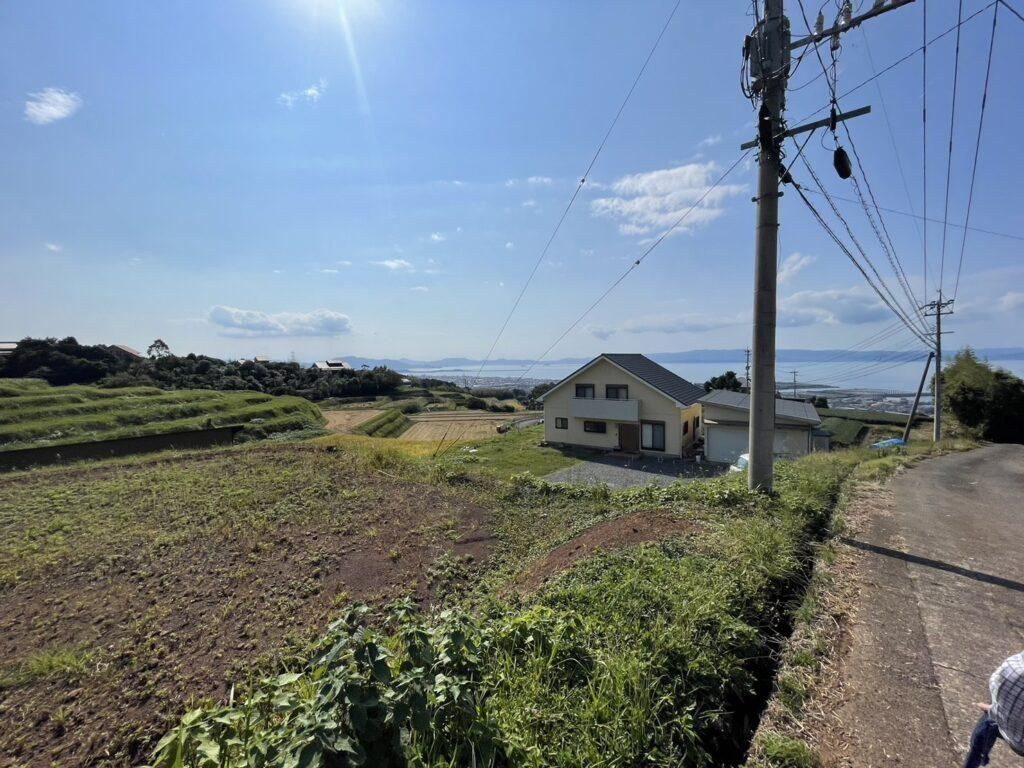 Hillside land plot in Omura with scenic views - Thumbnail 2