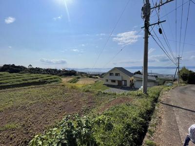 Hillside land plot in Omura with scenic views — Land, Omura, Nagasaki