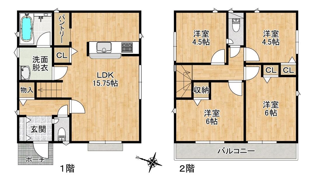 New 4LDK House for Sale in Isahaya, Nagasaki - Completion 2026 - Thumbnail 3