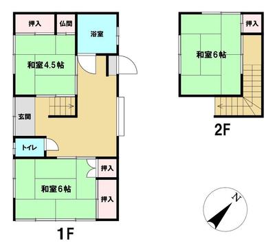 1969 3K House on 166m² Land in Shimabara, Nagasaki — Image 3, Shimabara, Nagasaki