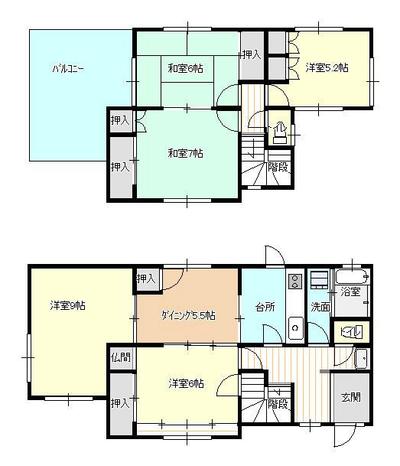 5DK House in Isahaya with Parking Near Kikitsu Station — Image 2, Isahaya, Nagasaki