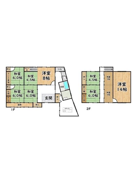 Used Detached House in Himeji, Hyogo - 7DK, 250万日元 - Thumbnail 2