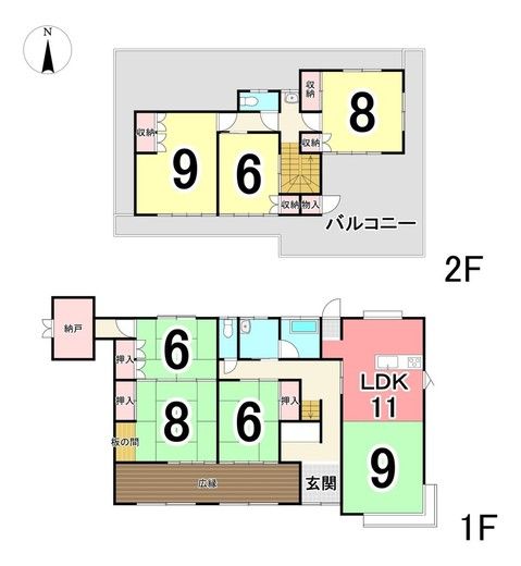Traditional 6SLDK House with Garden for Sale in Ashikaga - Thumbnail 2