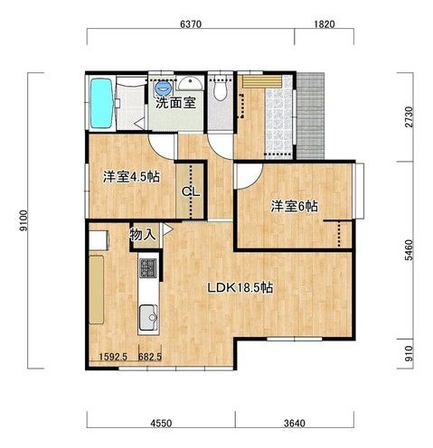Renovated 2LDK Detached House in Shiogama, Miyagi - 66.24m2 - Thumbnail 2