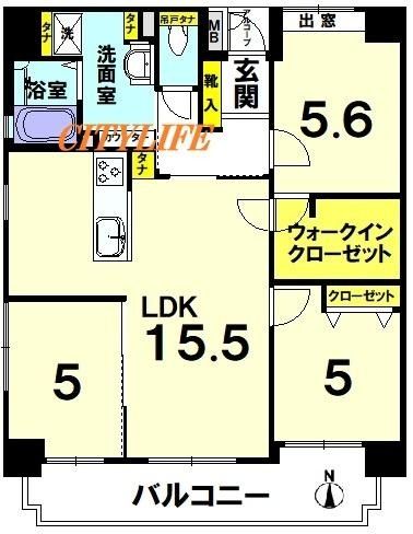 3LDK Apartment in Kamigyo-ku, Kyoto - 72.49 sqm - Thumbnail 2