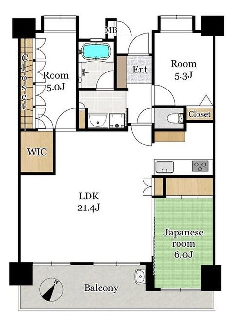 3LDK Apartment for Sale in Nagasaki City, Nagasaki - Thumbnail 3