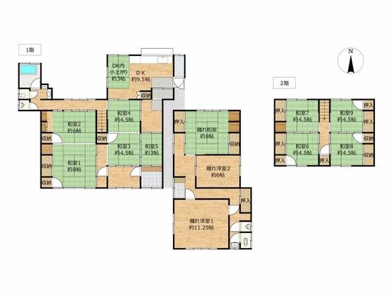 8DK House for Sale in Higashikagawa, Kagawa - 130 sqm - Thumbnail 2