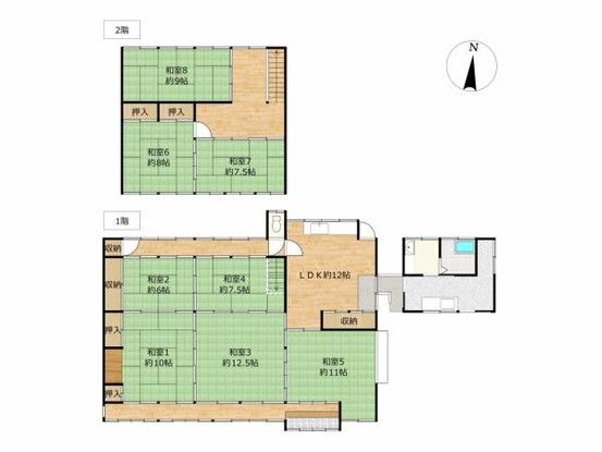 1915 Wooden House with Outbuildings for Sale in Wakuya, Miyagi - Image 1