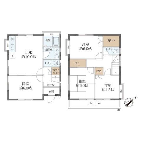 4LDK Detached House in Kashiwa, Chiba - 78.84 sqm - Thumbnail 2