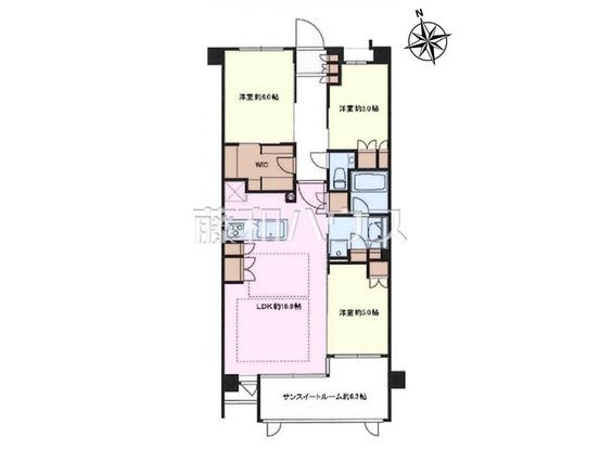 3LDK Apartment for Sale in Shiki, Saitama - 86.71 sqm - Thumbnail 3