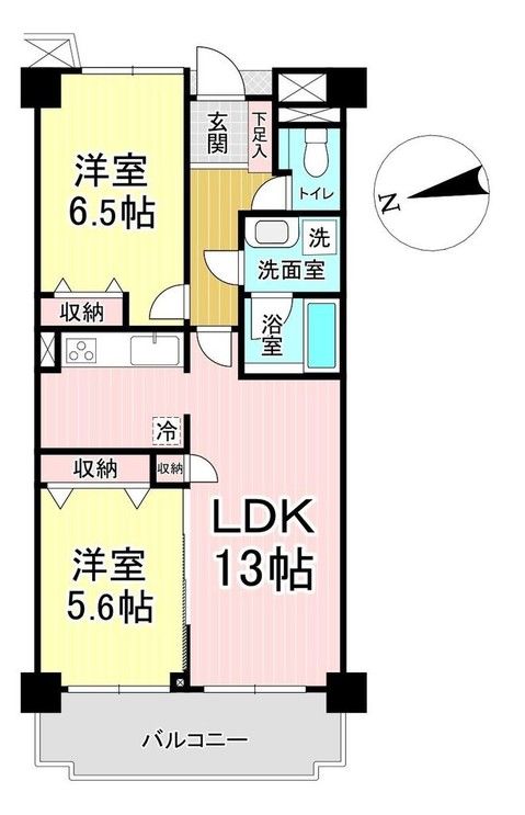 Renovated 2LDK Apartment in Sendai, Miyagi | 57.65 sqm - Thumbnail 2
