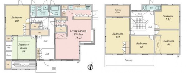 6LDK House in Koriyama by Sumitomo Forestry - Thumbnail 4