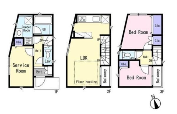 2SLDK House for Sale in Kamihira, Kawasaki, Kanagawa - Thumbnail 2