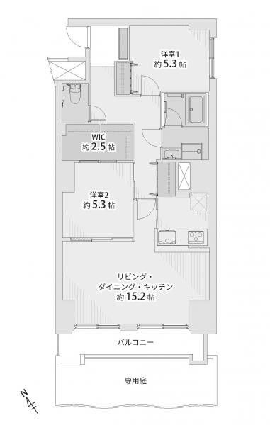 2LDK Apartment for Sale in Toyohira-ku, Sapporo with Private Garden - Thumbnail 3