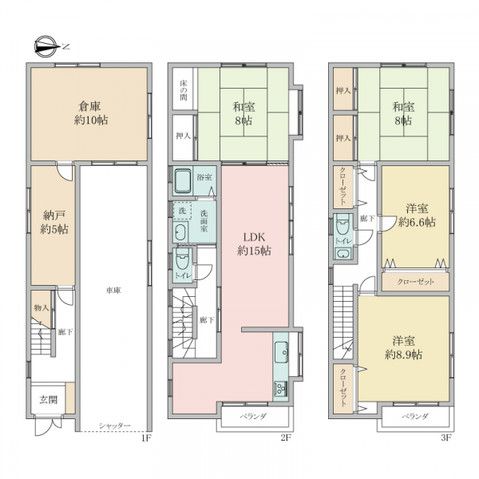 4SLDK House in Amagasaki, Hyogo - 26.8M Yen - Thumbnail 2