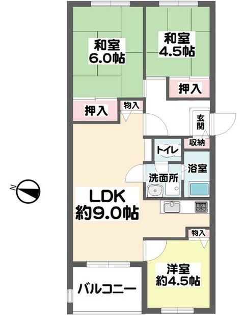 3LDK Apartment for Sale in Ashiya, Hyogo - 60.28 sqm - Thumbnail 2