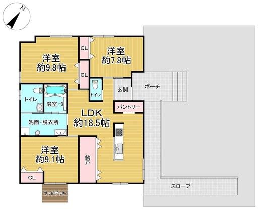 3LDK Newly Built House in Ikoma-shi, Nara - 105.99 sqm - Thumbnail 2