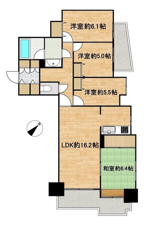Renovated 4LDK Apartment for Sale in Sapporo Chuo Ward - Thumbnail 2