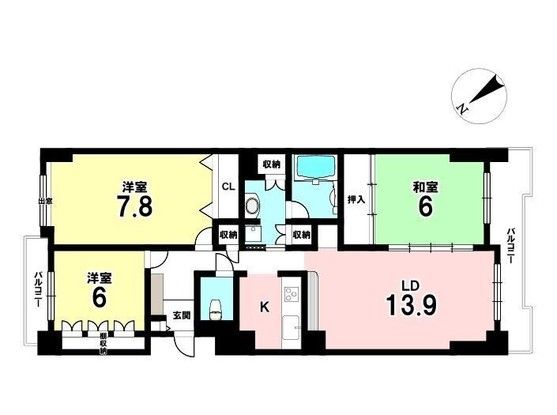 Renovated 3LDK Apartment Near Subway in Sapporo's Kita Ward - Thumbnail 2