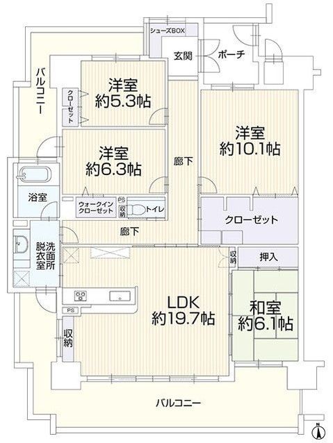 4LDK Apartment in Kurashiki, Okayama - 118 sqm - Image 1