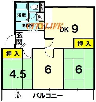 3DK Apartment for Sale in Fushimi-ku, Kyoto - Thumbnail 2