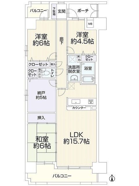 3SLDK Apartment for Sale in Inazawa, Aichi - Thumbnail 2