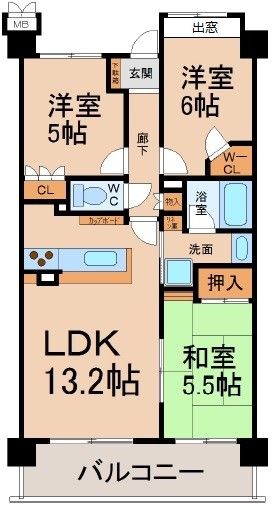 3LDK Apartment for Sale in Komaki, Aichi - 65 sqm - Thumbnail 3
