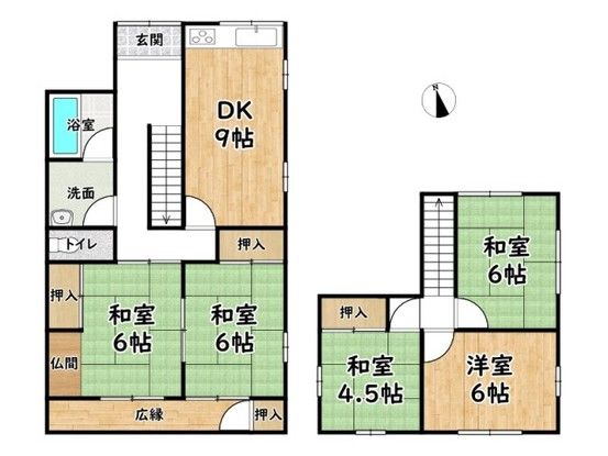Used Detached House in Tatsuno City, Hyogo - 5DK, 698万 - Main Image