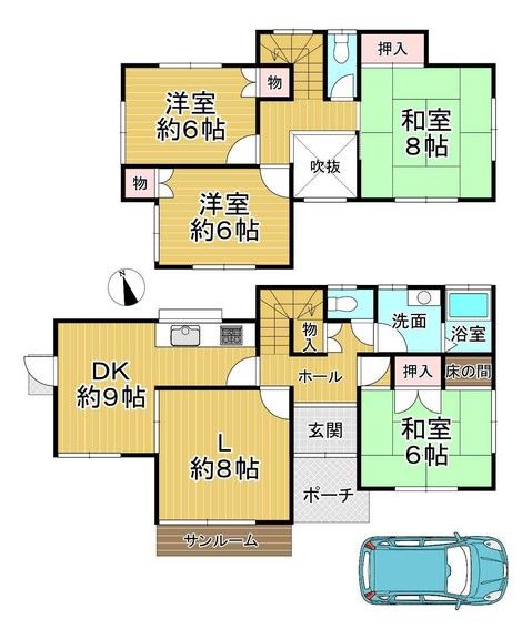 4LDK Detached House in Sakurai, Nara - 7.8 Million Yen - Thumbnail 2
