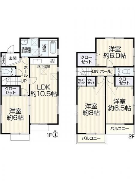 4LDK Used Detached House in Higashikurume, Tokyo - 87.48 sqm - Thumbnail 3