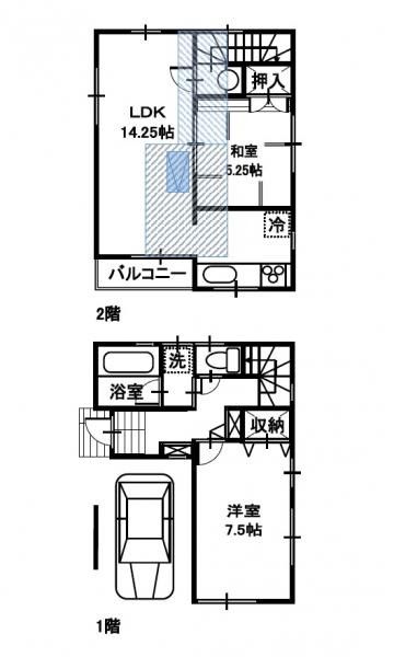Renovated 2LDK House in Totsuka, Yokohama - 74.72 sqm - Thumbnail 2